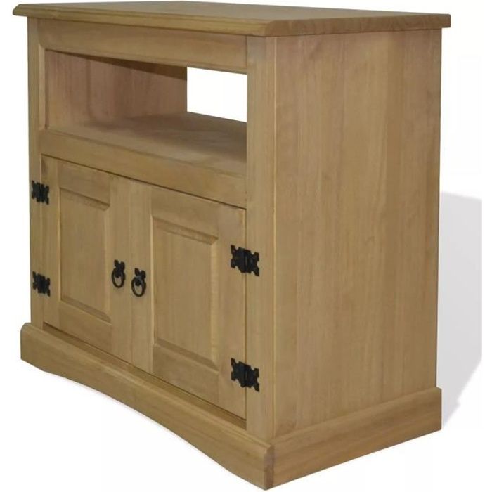 Fairytale Meuble TV Pin mexicain Gamme Corona 80 x 43 x 78 cm