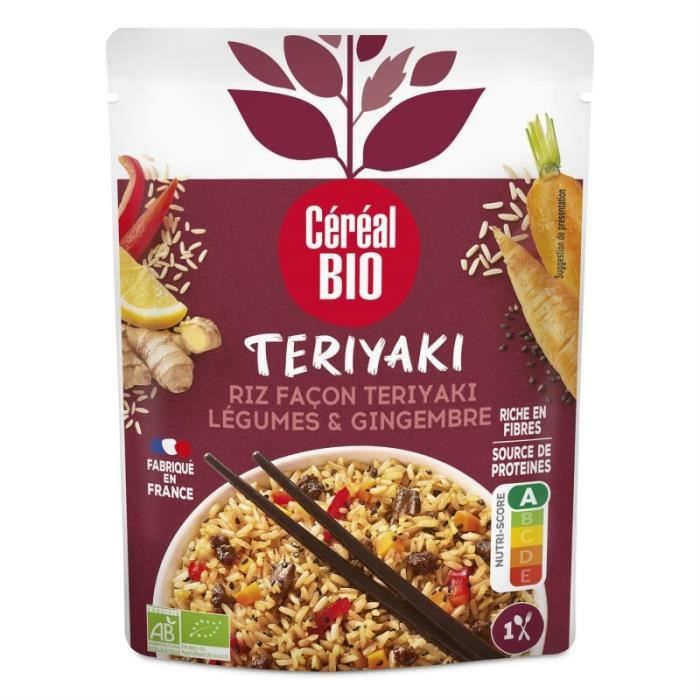 CÉRÉAL BIO - Façon Teriaki 220G - Lot De 4