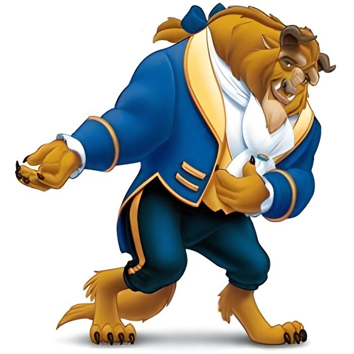 BULLY - Figurine La Bete - La Belle Et La Bête Disney - 11 cm