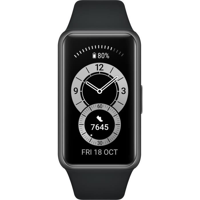 HUAWEI Band 6 - Montre connectée - Ecran FullView AMOLED 1.47-- - Noir