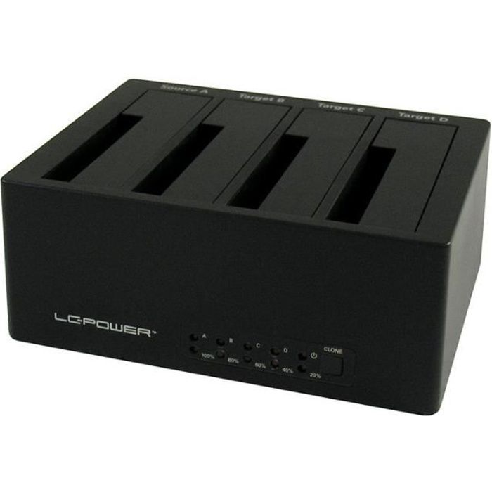 LC-Power LC-DOCK-U3-4B, Disque dur, SSD, SATA, 2.5,3.5-, USB 3.0 Type-A, 5 Gbit-s, Noir