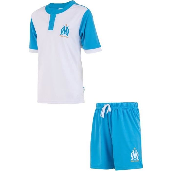 Maillot + short de football OM - Collection officielle OLYMPIQUE DE MARSEILLE - Enfant