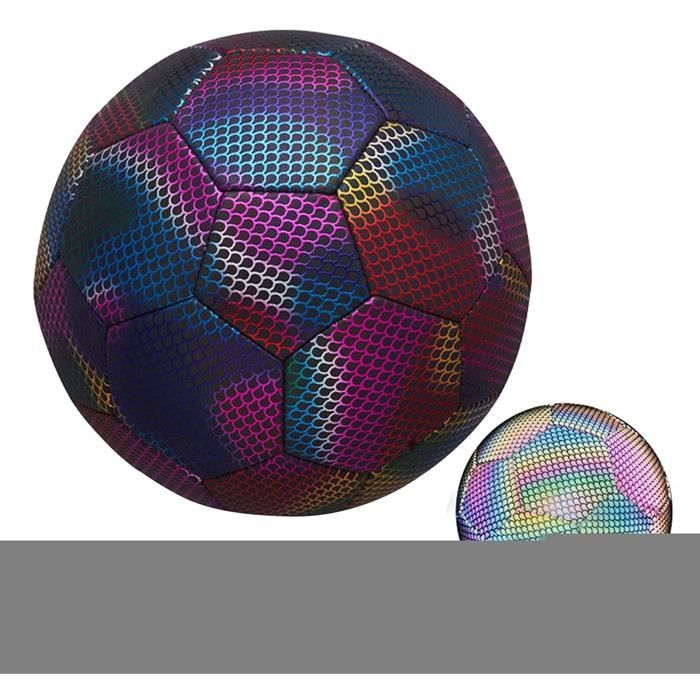 Ballons D'entraînement De Football Réfléchissants Taille 4 Taille 5Ballon De Football Brillant dans Le Noir avec Gonfleur Et Sa 468