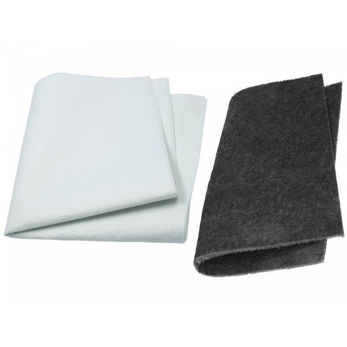 Wessper Kit 2x Universel Filtre pour Hotte Bosch DHU652MTR-02