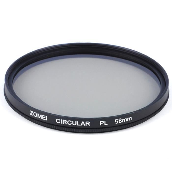 Verre optique de filtre d'appareil-photo de polariseur circulaire de CPL pour l'objectif de DSLR - 58mm PIECE DETACHEE DRONE