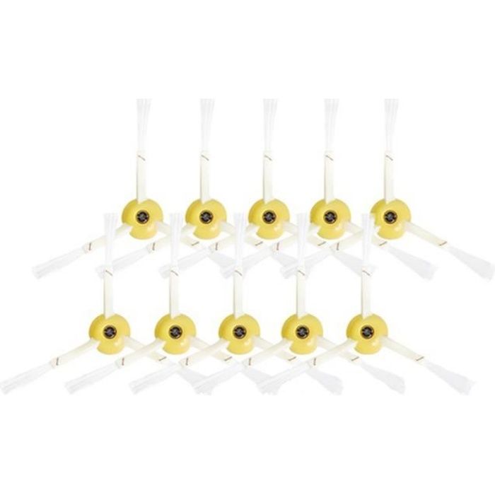 10 pcs Brosse laterale 3 bras Pour iRobot Roomba Serie 800 870, 880, 900 serie 980 Robot Pieces d'aspirateur Accessoires