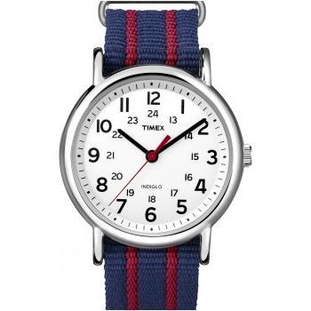 Timex - Urban WeekEnder Blanc Nato Rouge Bleu T…