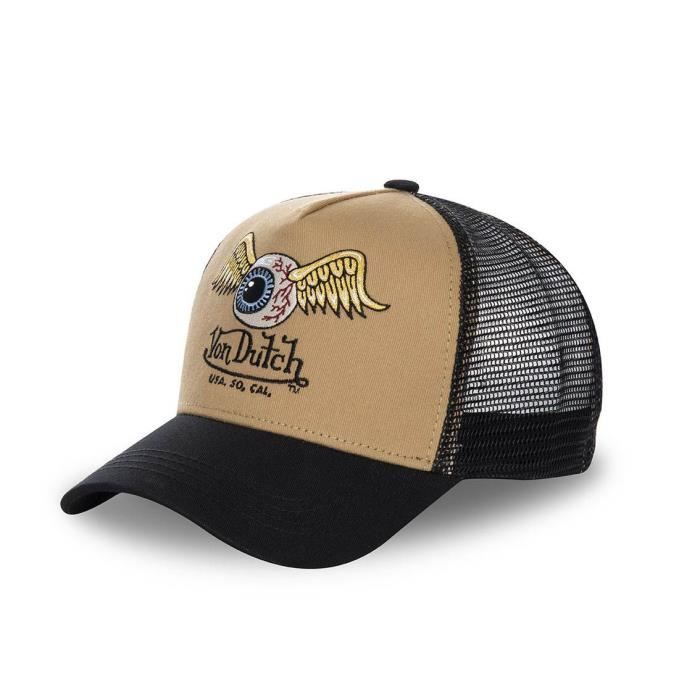 Von Dutch - Von Dutch Casquette Square Style Trucker EyeBall Moutarde