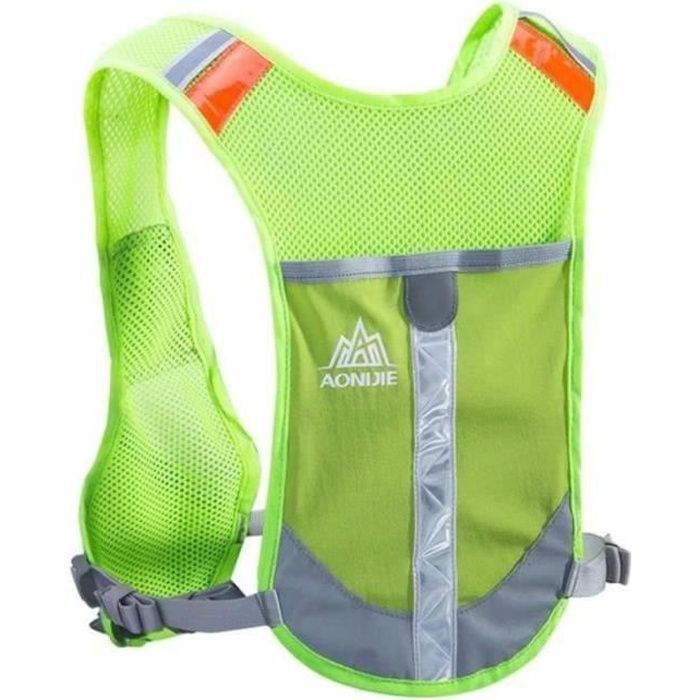 BIR19191-Gilet de Course réfléchissant Gilet d'hydratation Sac d'hydratation Sac à Dos pour Marathoner Running Race Cycling - G