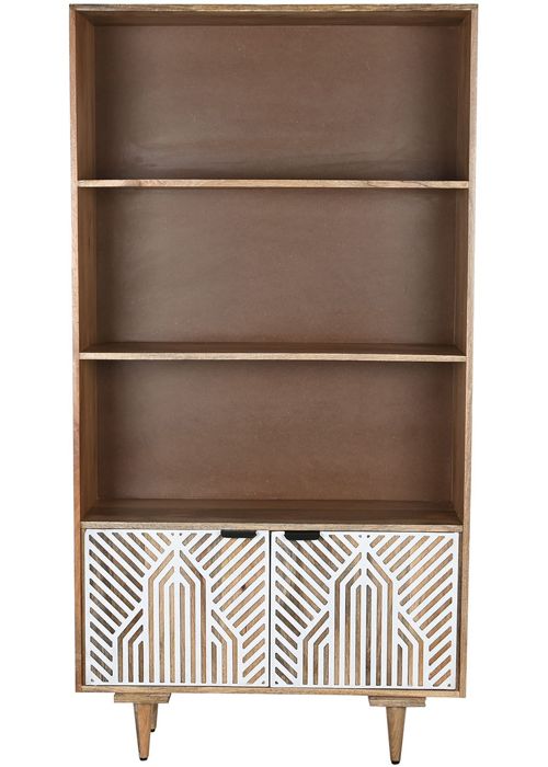 Etagère meuble étagère en bois de manguier coloris naturel blanc - longueur 90 x profondeur 35 x Hauteur 174 cm Etagère meuble étagère en bois de manguier coloris naturel blanc - longueur 90 x profondeur 35 x Hauteur 174 cm