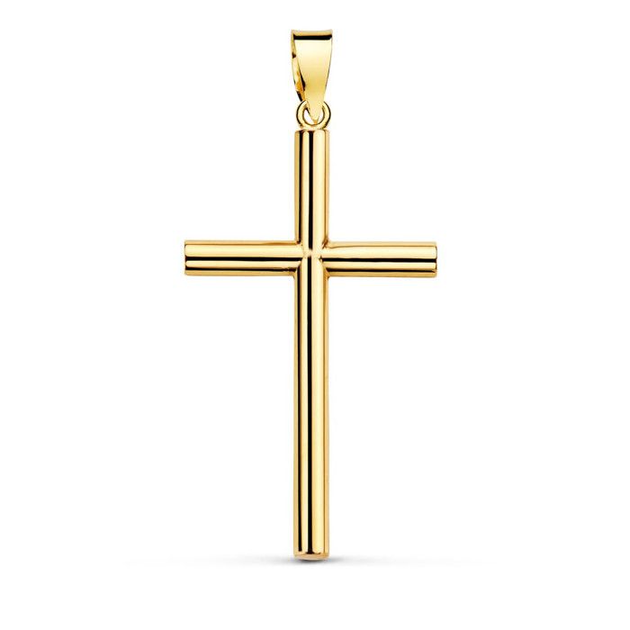 Pendentif - Médaille Croix Or 18 Carats 750 Jaune - Chaine Offerte - 18PC22078 Pendentif - Médaille Croix Or 18 Carats 750 Jaune - Chaine Offerte - 18PC22078
