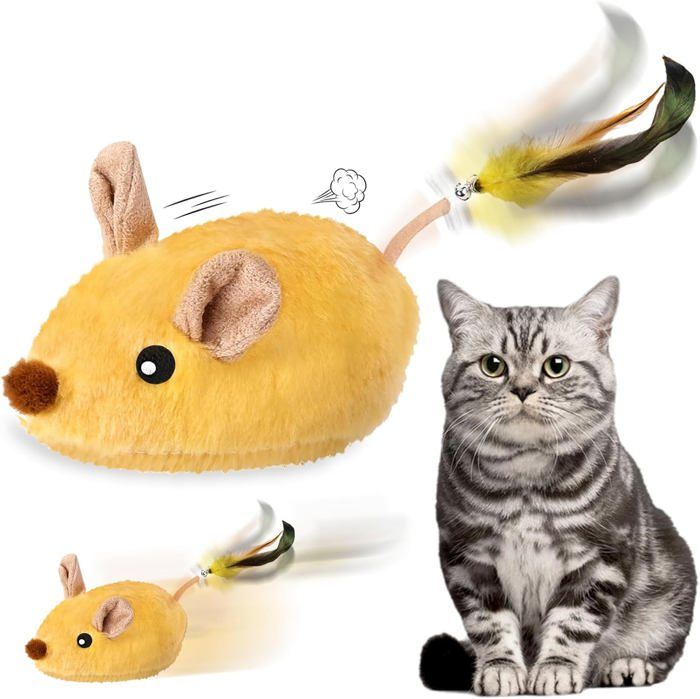 Lot De 6 Souris à Herbe à Chat Pour Chat D'intérieur, Jouets En Peluche Douce Pour Adultes Et Chatons, Jouets à Mâcher Pour Le Nettoyage Des Dents, Jouets De Simulation D'herbe à
