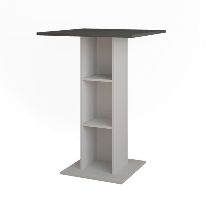 Table de bar Repose 75x75cm Anthracite/Blanc Vicco 55348