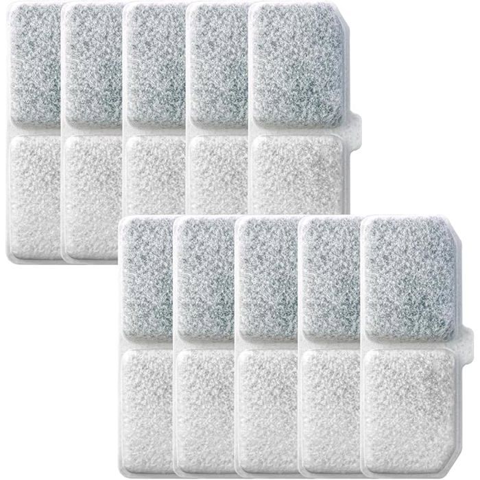 Meilleurs prix pour Hevysuo 10 Pièces Filtre pour Fontaine Chat Filtre Fontaine pour Eau Remplacement pour 3.2L Chien/Chat Fontaine de Chat avec