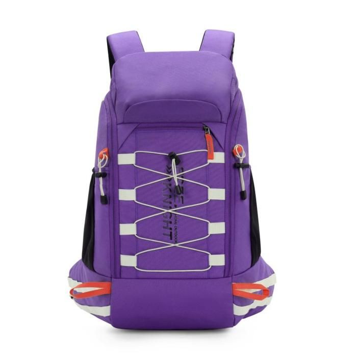 Sac à dos étanche léger et de randonnée pour voyages et activités en plein air violet