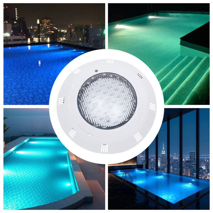 Lámpara LED PAR 56 Para Piscina IP68 Sumergible De 36W 45W 54W RGB Con Mando A Distancia
