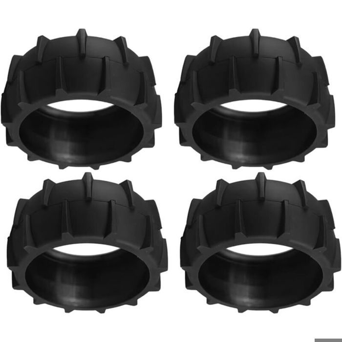 EMagTech Lot De 50 Pneus De Traction 8 Mm – Compatibles Märklin H0 1:87 – 7154, 20510 – 9,5x8x0,75 Mm
