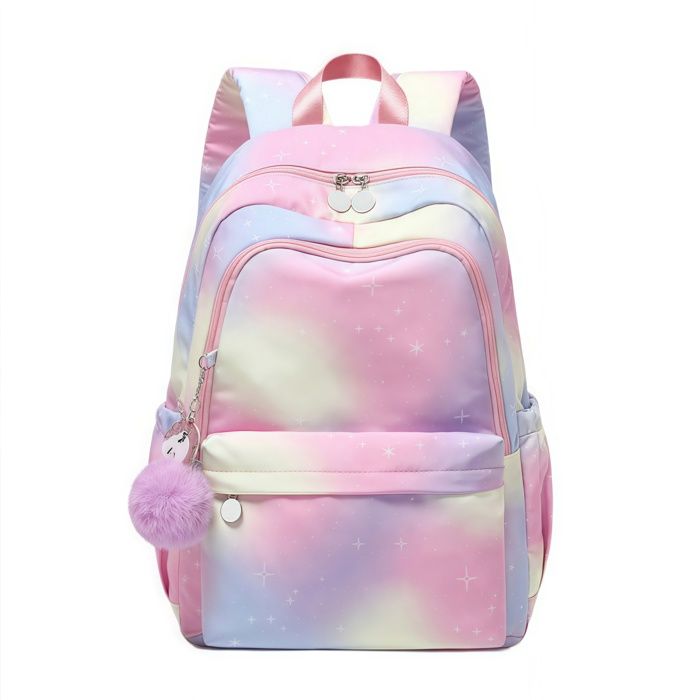 Sac à dos scolaire 30x15x44cm enfant sac ecole - Jucnuz - primaire cartables sac arc en ciel loisir voyage daypacks léger et imper