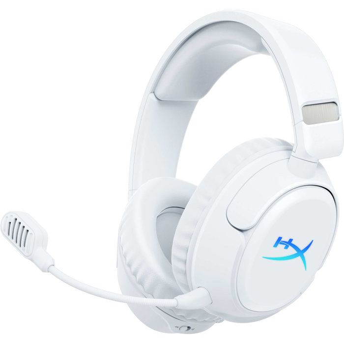 Casque Gamer Sans Fil HyperX Cloud Flight 2 pour PC & consoles blanc