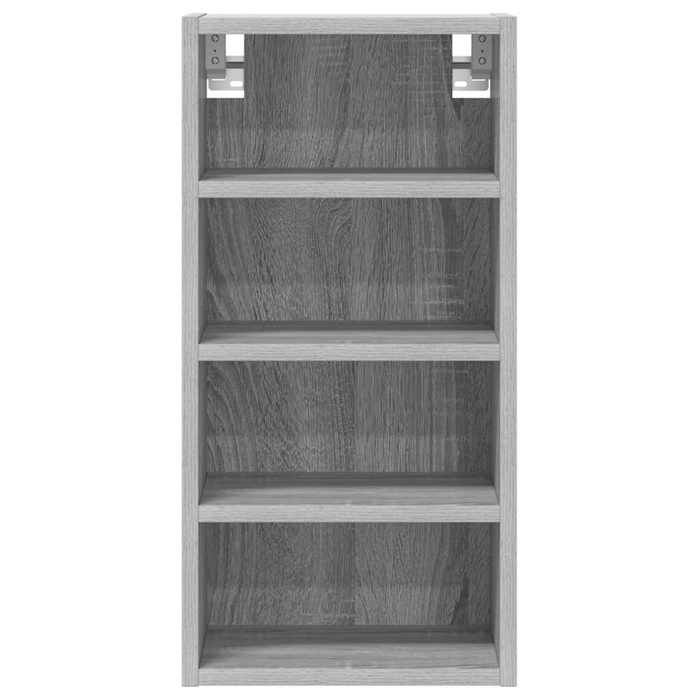 Gris Cabinet cuisine CHIC Vitrine suspendue 1 pc Riga Gris Sonoma 30x295x60 cm Bois dingénierie N7477
