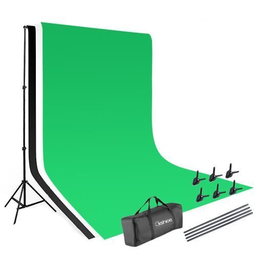 Kit d'outils photographiques - avec support, tissu non tissé, pince à embout, sac de transport - pour utilisation en studio