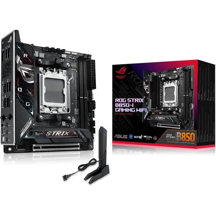Carte mère - ASUS - ROG STRIX B850-I GAMING WIFI - AMD B850 - Emplacement AM5 mini ITX