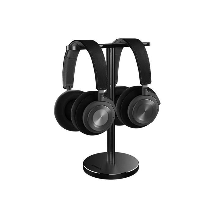 Double Support Casque Audio en Aluminium pour Bureau Stand et