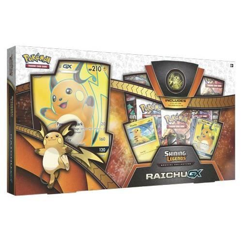 Jeu de cartes à collectionner - Pokemon TCG - Shining Legends Raichu Gx  Special Collection Box - Cdiscount Jeux - Jouets