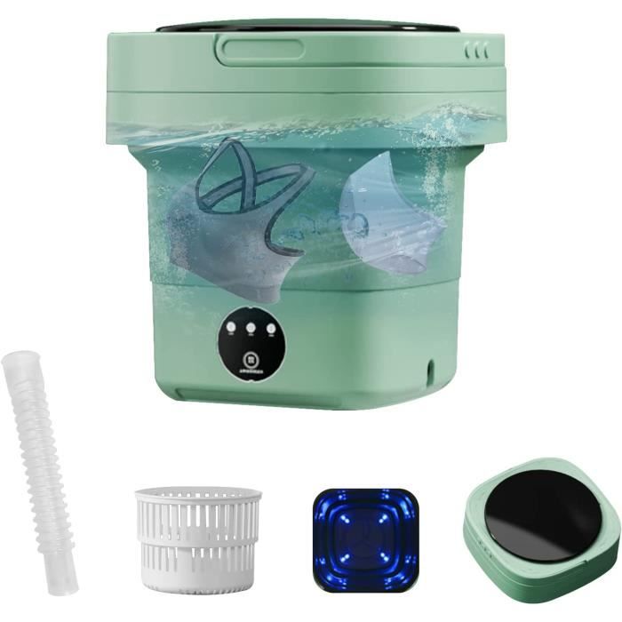 Mini Machine à Laver Pliable Portable, Lave linge pour Etudiant, Petite Machine à Laver