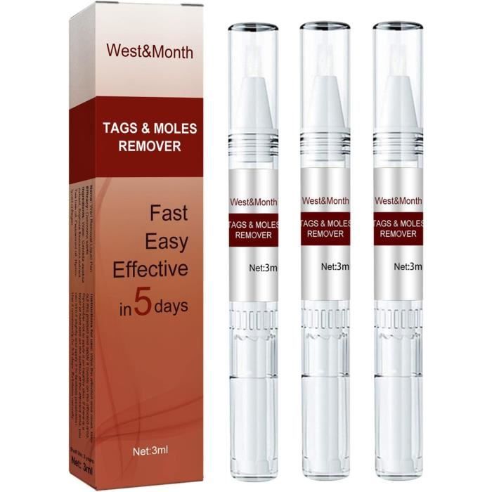 WipeOff Tags & Moles Remover, Fast Easy Effective in 5 Days, Quick