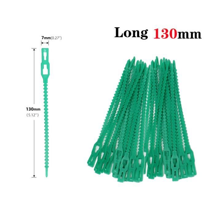 100 Attaches Plantes Jardin 170mm - Liens Réglables Pour Soutien Vignes Et Plantes