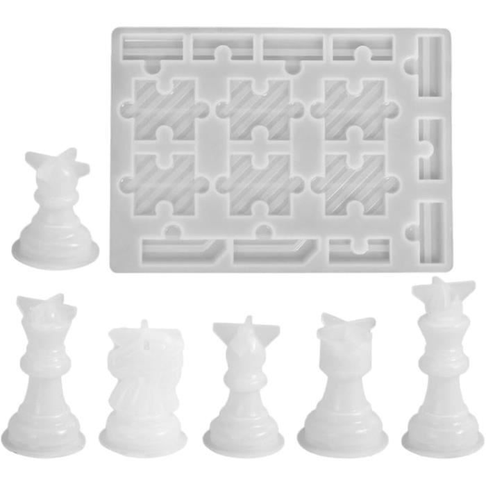 iSuperb Résine Moule en Silicone Cristal Époxy Moule Bricolage Boîte de