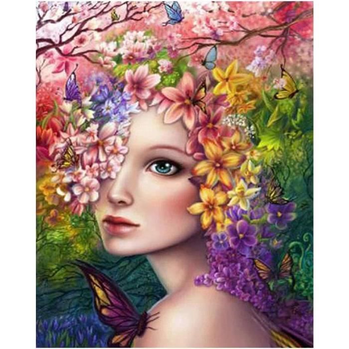 Kit Peinture Diamant 5D Tigre Mère Et Petit - 40x50 Cm - Pierre Carrées - Loisir Créatif Adultes