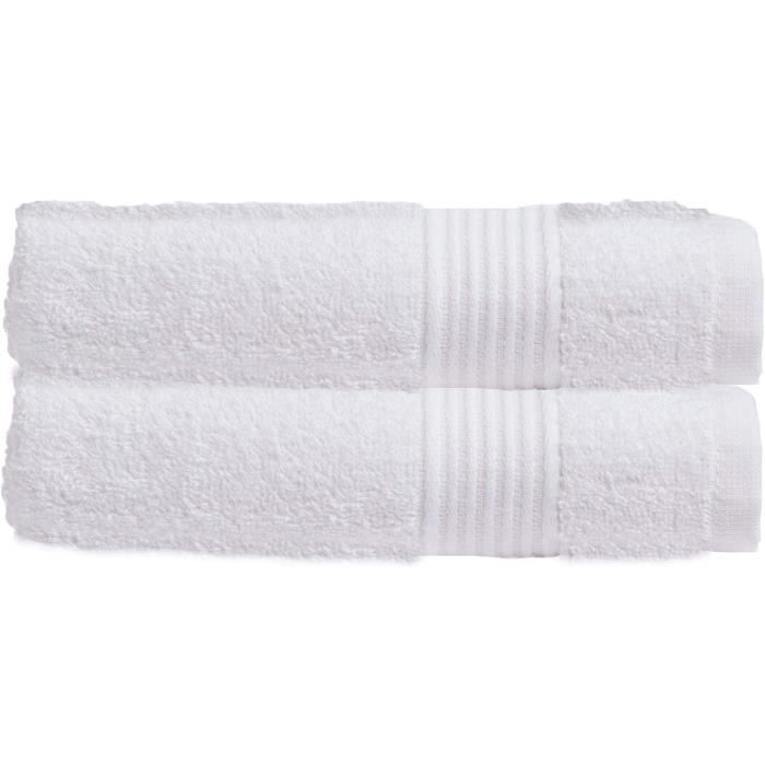 Lot 4 serviettes d'invité coton égyptien, kheops La Redoute Interieurs