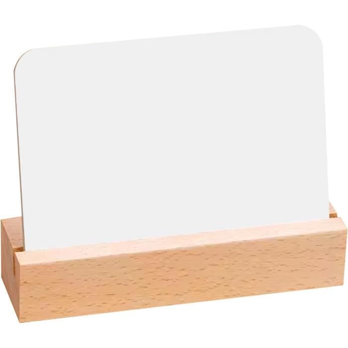 Mini Tableau Mini Tableau Blanc Effaçable Sec, Tableau Noir de Bureau Portable à ...