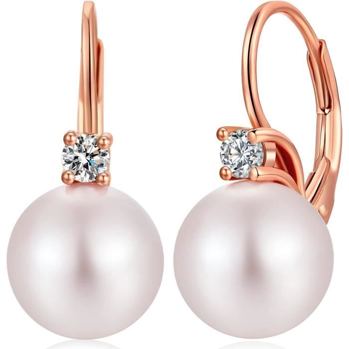 Boucles D'Oreilles Pendantes Argent Sterling Avec Cornaline - 6 Perles, Neuf