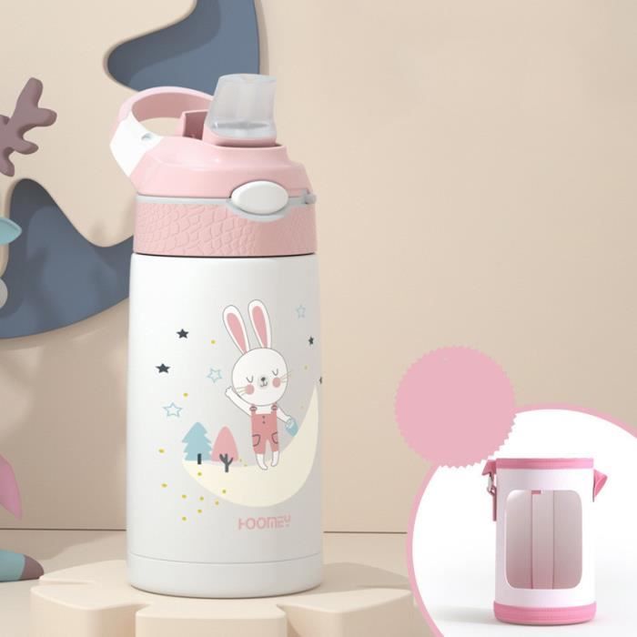 Nuby Incredible Gulp - Pack De 2 Gourdes Anti-fuites 360ml Pour Enfants +18 Mois - Motifs Fraises