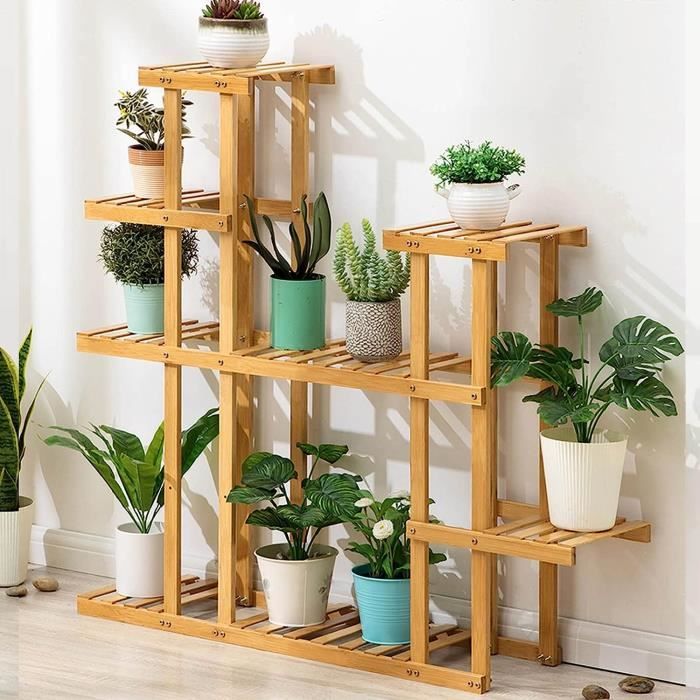 BONNIE® Porte Plante Interieur - Supports pour plantes (Set de 2 ) bois BONNIE® Porte Plante Interieur - Supports pour plantes (Set de 2 ) bois