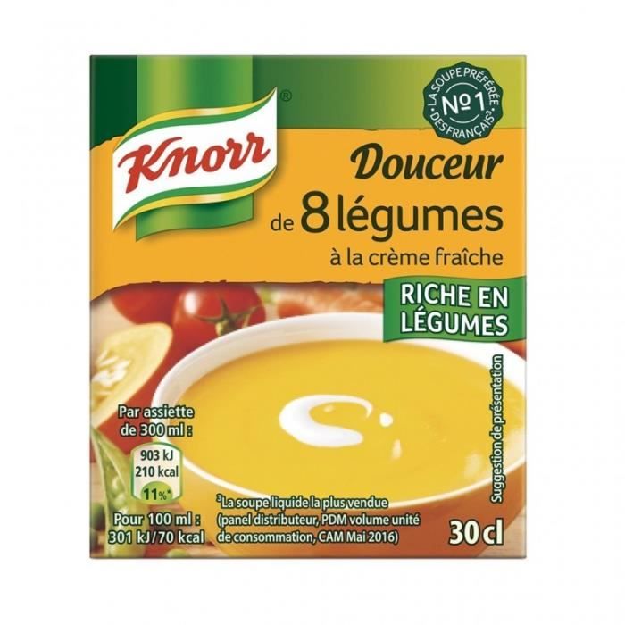 Knorr Soupe Douceur de 8 légumes à la crème fraîche 