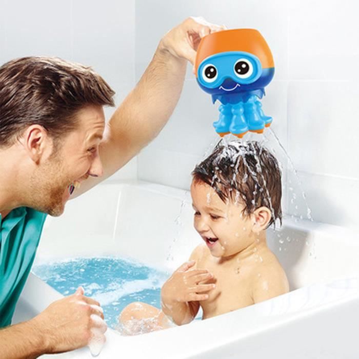 Enfants Bebe Rotatif Dessin Anime Poulpe Jouet Pour Salle De Bain Dessin Anime Bain Douche Jouet Jouets De Salle De Bain Octopus Cdiscount Puericulture Eveil Bebe