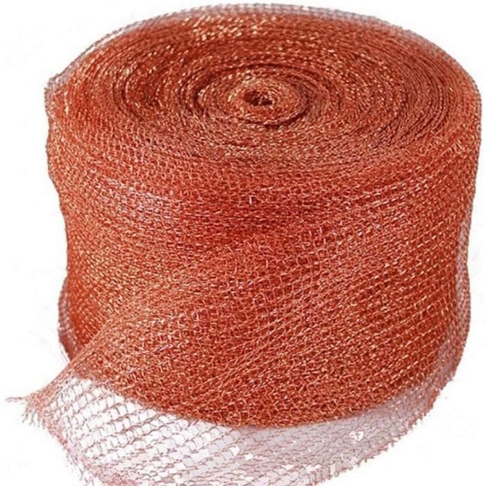 ZHIYUQL Maille Cuivre Flexible 12,7 Cm X 6 M - Protection Anti-Rongeurs Limaces Insectes