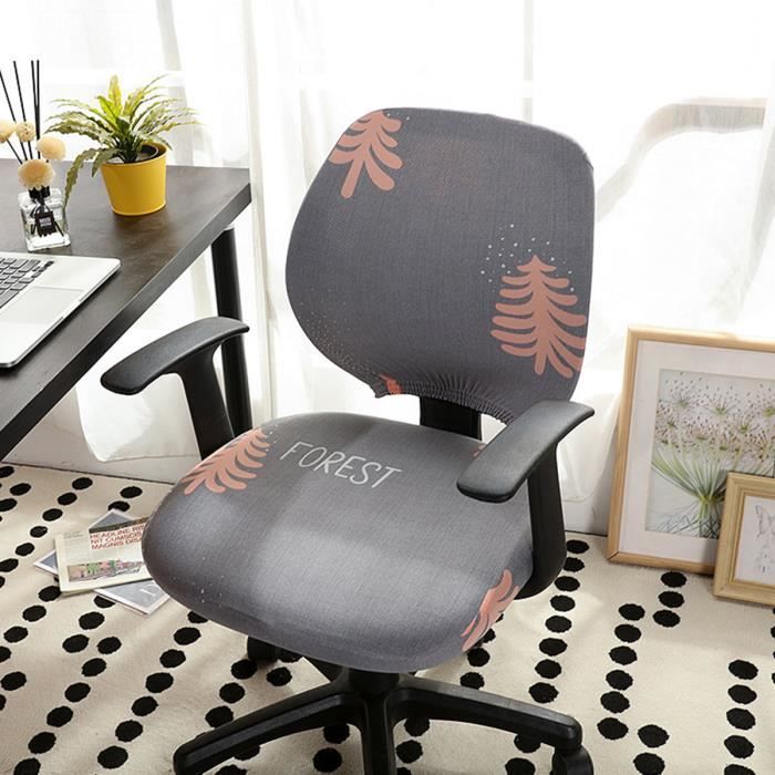 Housse De Chaise De Bureau Housses De Chaise Amovible Universel Moderne Simplism Style Rotatif Housses De Chaise Pour Fauteuil De Bureau Rotatif Chaise Pivotante Accoudoirs Chaise Noir 1no Chaise 92394726