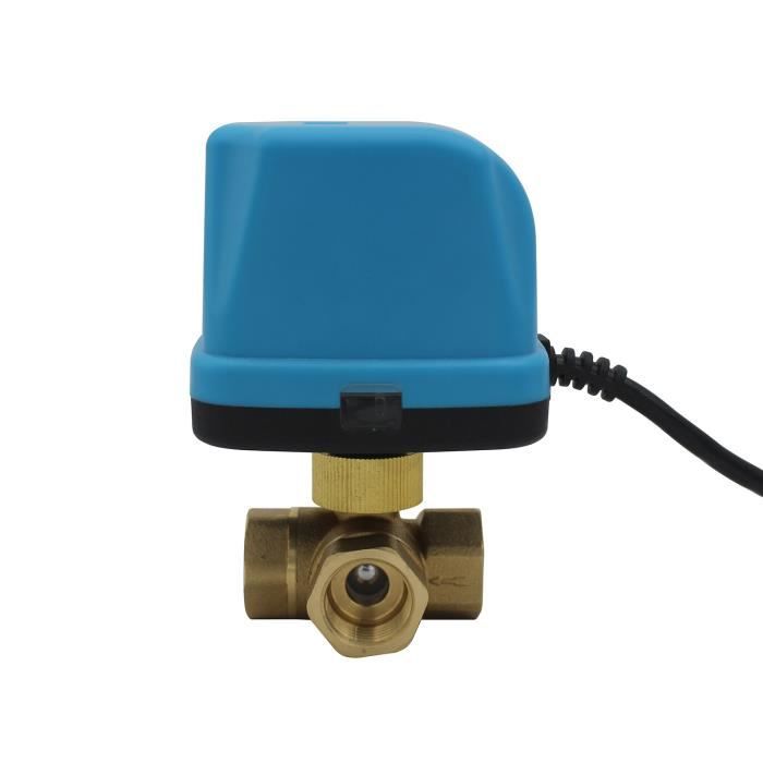 Vanne 3 voies motorisée DC 5v T type vanne motorise 3 voies 34 pouce — free download