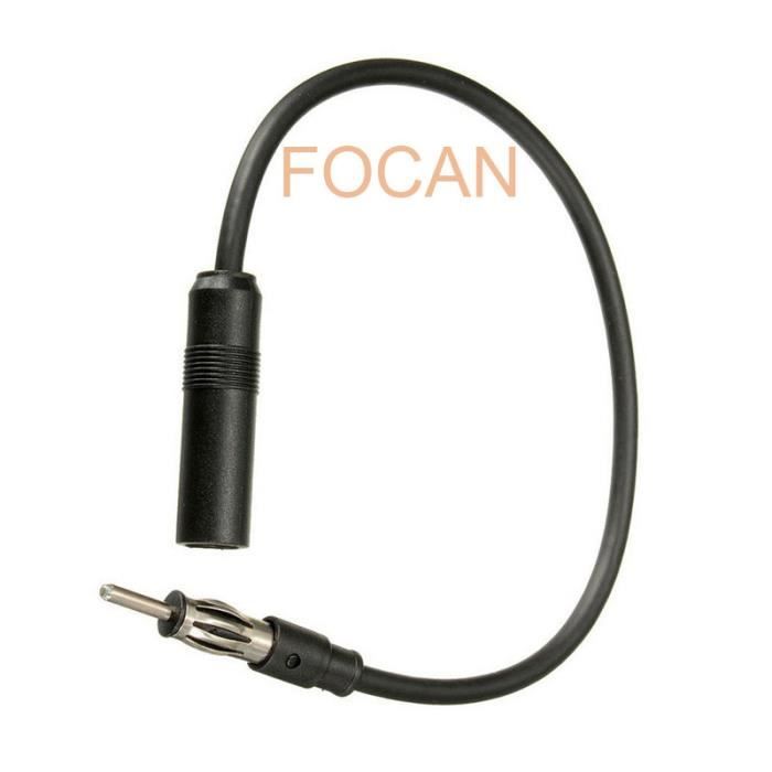 CGEAMDY Patch D'antenne Radio FM Universelle pour Voiture - Montage sur Pare-Brise avec Câble De Rallonge 3m