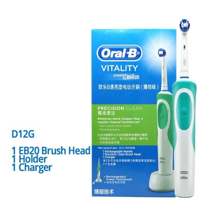 Brosses à dents,Brosse à dents électrique Oral B pour adulte