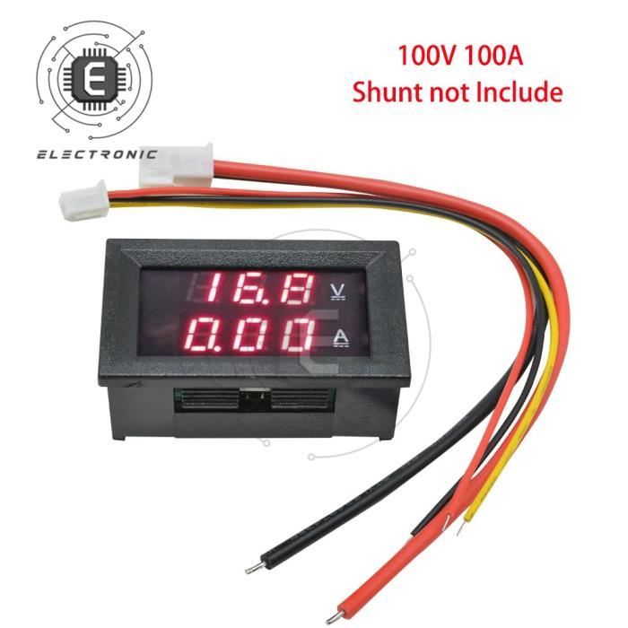 Only Y Mini Ampèremètre Numérique Voltmètre LED à Double