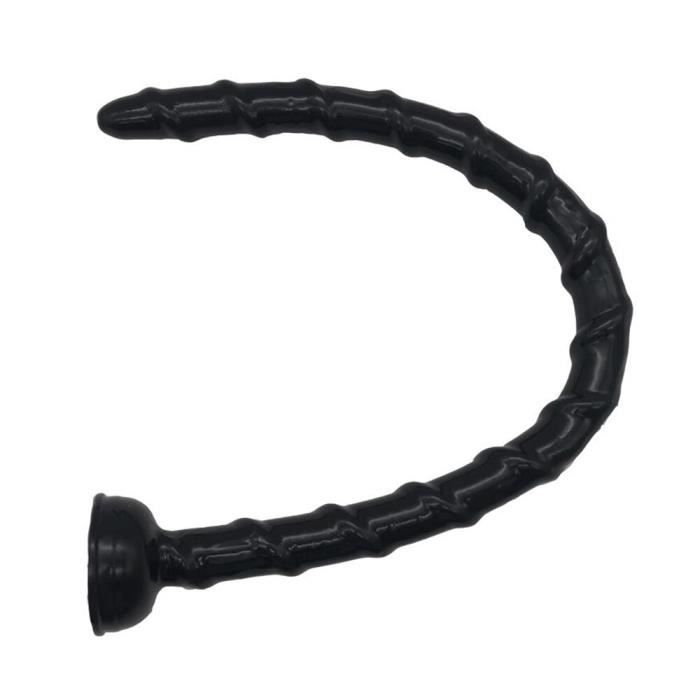 Plug Anal Extra Long Noir - Sextoy Adulte Unisexe, 27 Cm, Matériau Vinyle - Hardtoys