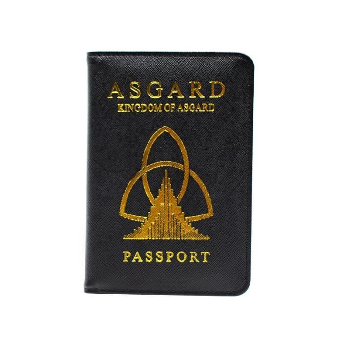 Asgard2 HEQUN Wakanda-couverture de voyage pour homme, couverture de passeport unisexe, blocage 