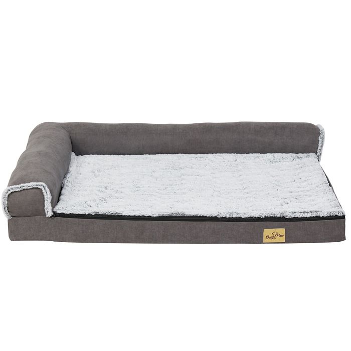 Comparer les prix de Lit pour Chien Orthopédique Panier Chien Déhoussable Lavable Coussin Chien Apaisant Canapé pour chien 100x75x20cm
