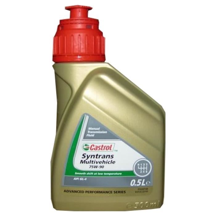 Huile pour transmissions Castrol Syntrans Multivehicle 75W-90 500 ...